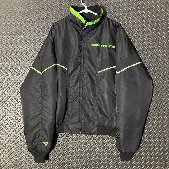 Arcticwear Arctic Cat Snowmobile Double Layer Black/Green 80s